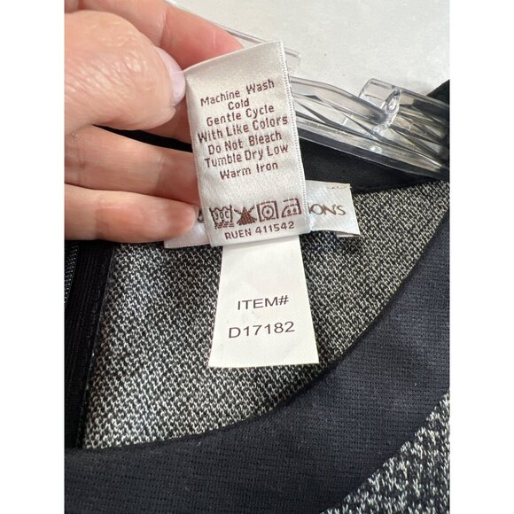 2-Piece Houndstooth Dress & Jacket Set Lightweight - Picture 8 of 14